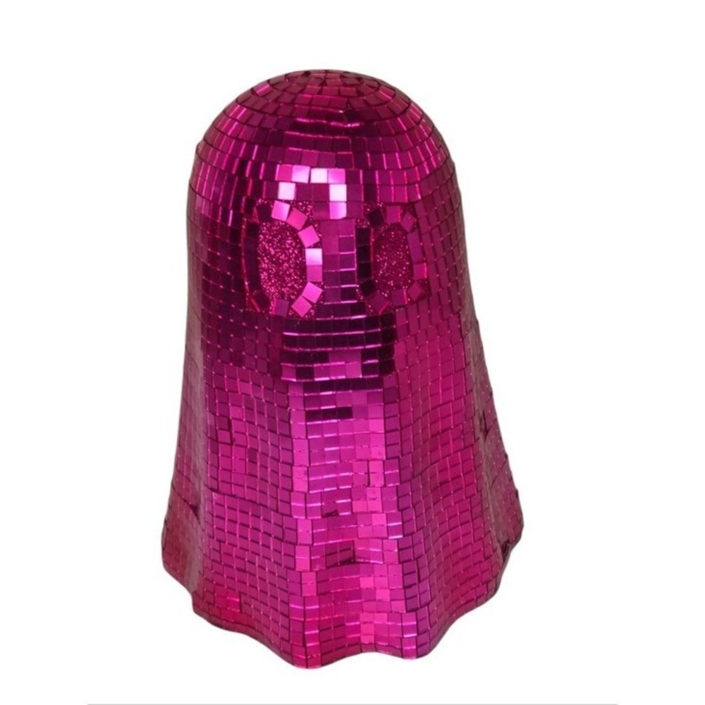 Ashland Hot Pink Disco Ghost Halloween Tabletop Decor